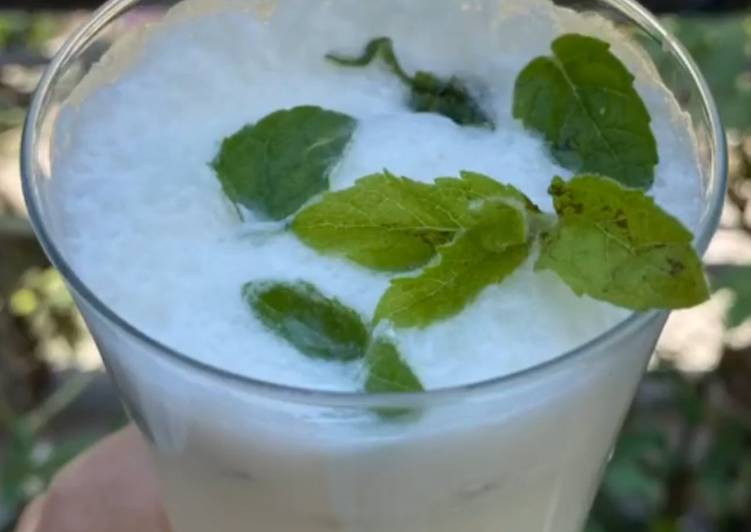 Recipe of Any-night-of-the-week Mint Buttermilk