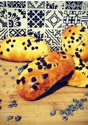 Une photo de Pains au lait aux pépites de chocolat