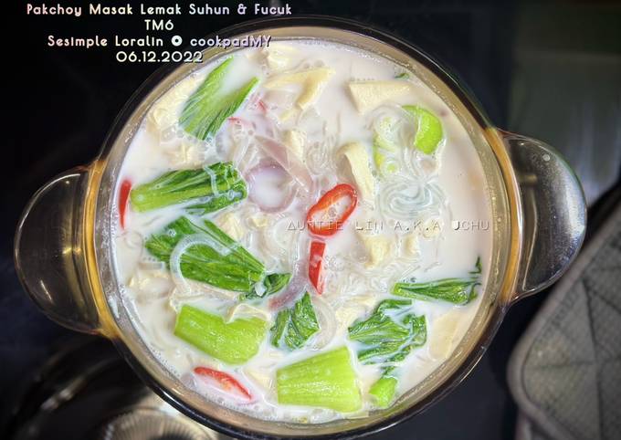 Resipi Sawi Pakchoy Masak Lemak Suhun And Fucuk Oleh Sesimple Loralin