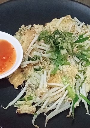 A picture of Keto Soft Oyster Pancake (Hoy Tod).