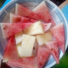 A picture of Fruit salad #festive season- kakamega#.