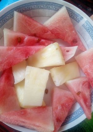 A picture of Fruit salad #festive season- kakamega#.