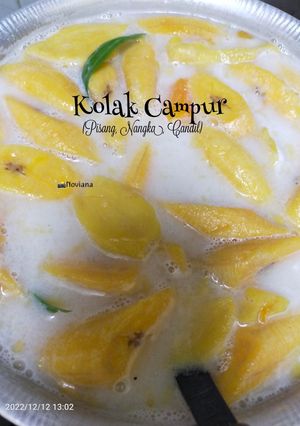 Foto resep Kolak Campur (Pisang, Nangka, Candil Labu Kuning)