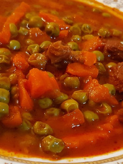 عکسی از دستور خورشت نخود فرنگی