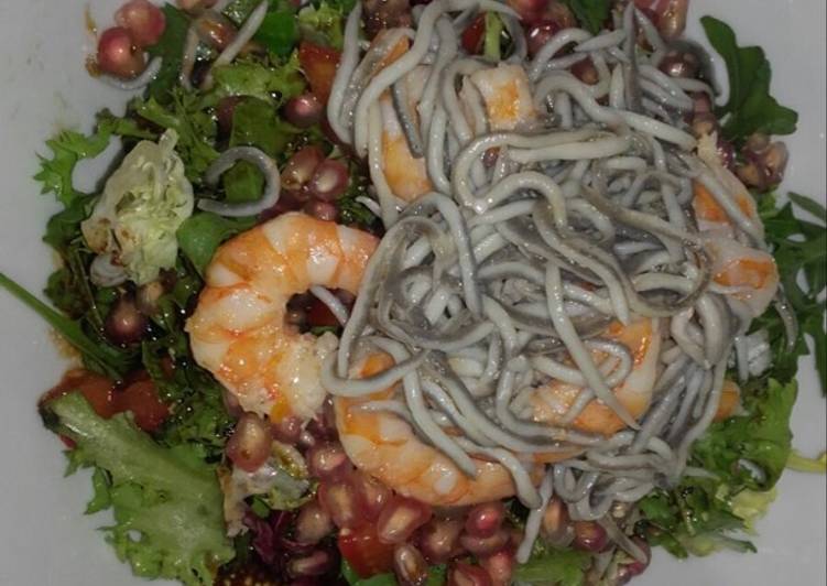 Cmo Hacer La Receta De Ensalada Templada De Gulas Y Gambas