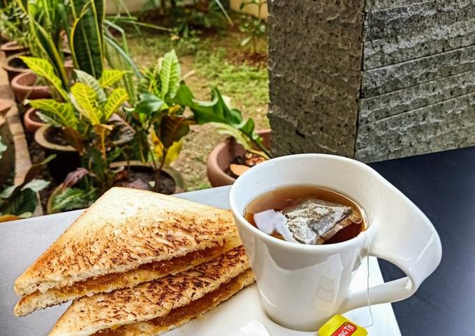 Anti Ribet, Buat Roti Toast Selai Nanas Kekinian