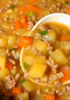 Foto resep MPASI kuah daging giling 1th+