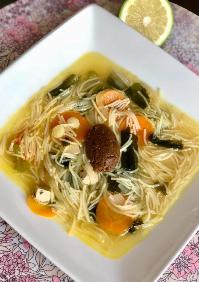 Una foto de Sopa Miso vegano🌱vegetariana