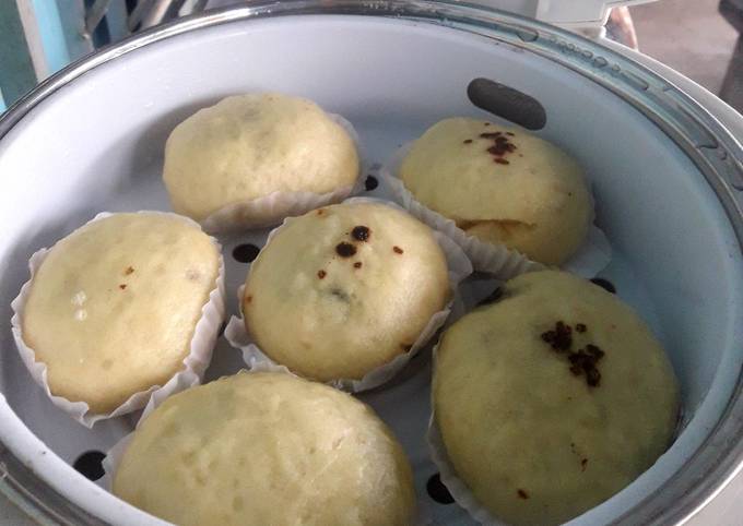 Bakpao Ricecooker isi abon sapi ind*maret