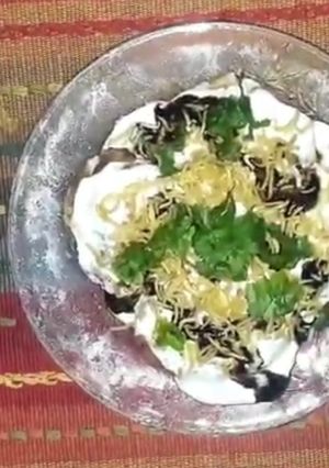 A picture of Doi bora | দইবড়া | Bengali Syle Dahi Vada.