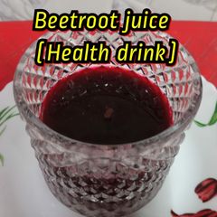 A picture of Beetroot juice (Health drink).