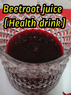 A picture of Beetroot juice (Health drink).