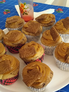 Una foto de Muffins de Chocolate y Banana