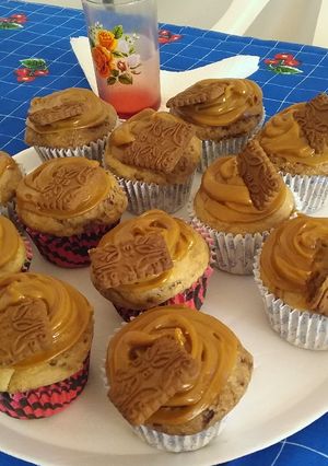 Una foto de Muffins de Chocolate y Banana