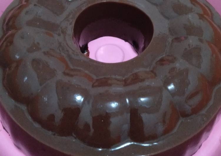 Rahasia Membuat Pudding Coklat Nutrijell+Oreo Anti Gagal