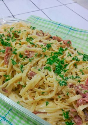 Foto resep Fettuccine Carbonara