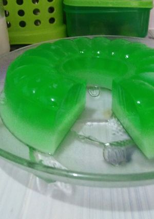 Foto resep Puding Susu Melon