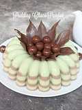 Pudding choco pandan