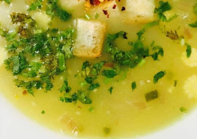 Recipe of Award-winning Whey protein veggie soup..!!!✅✅