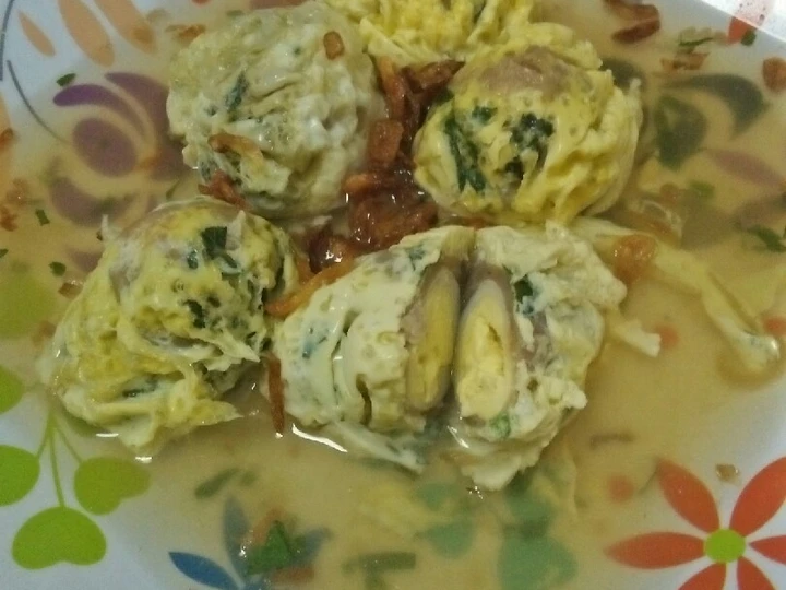 Cara Gampang Membuat Resep Bakso Lapis Telur yang Sempurna Anti Ribet, Menggugah Selera