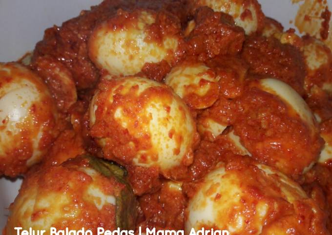 Langkah Mudah untuk Menyiapkan #1 Telur Balado Pedas simple dan enak yang Bisa Manjain Lidah