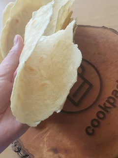 A picture of Homemade taco.