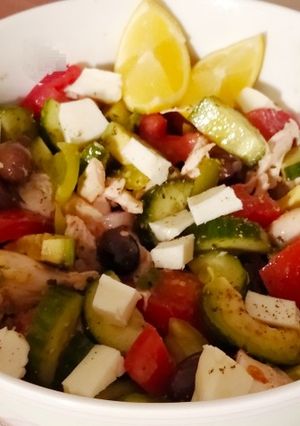 A picture of Loaded Greek Salad 🥗.