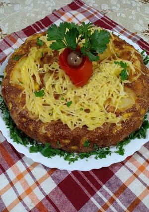 صورة لوصفة خبزة البطاطا المحشوة