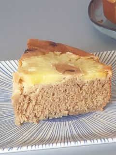 Une photo de Gâteau renversé à l'ananas sans matière grasse