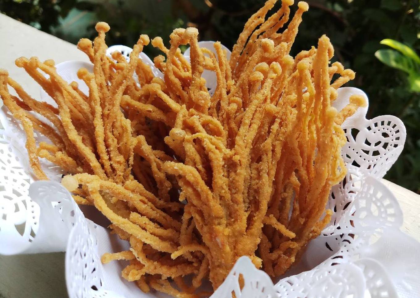 Fried Enoki Vegan