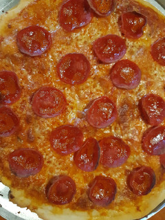 Una foto de Pizza