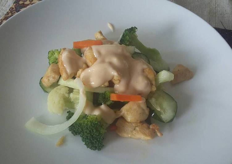 Resep Chicken Salad Lezat
