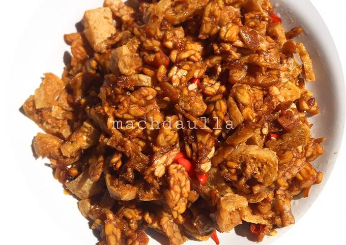 Orek tahu tempe rumahan gampang banget