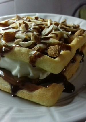 Una foto de Waffles
