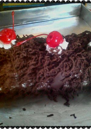 Foto resep Blackforest roll coklat