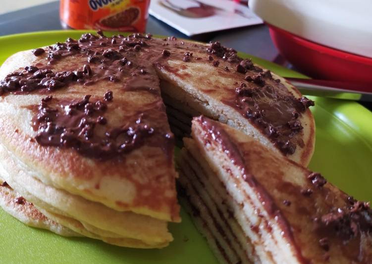 Cara Mudah Untuk Menyiapkan Masakan Pancake ala Mom Briell, Yummy!!