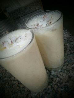 A picture of Banana smoothie.