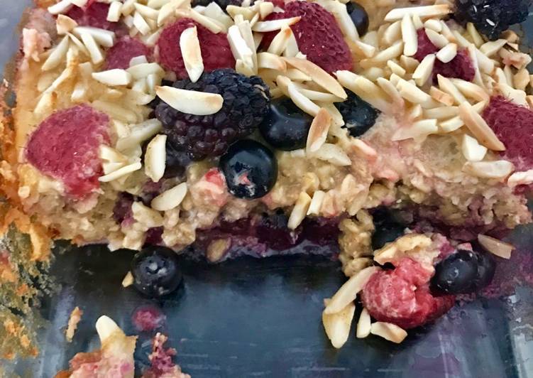 Simple Way to Make Perfect Very Berry Baked Oats