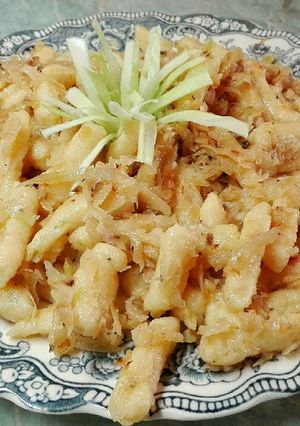 Káposztás nudli recept fotója