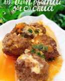 Bò viên phômai sốt cà chua