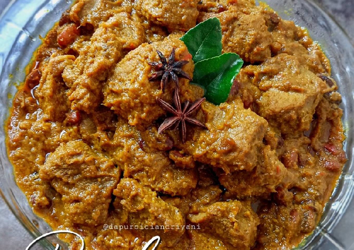 Rendang Minang Bumbu Medok