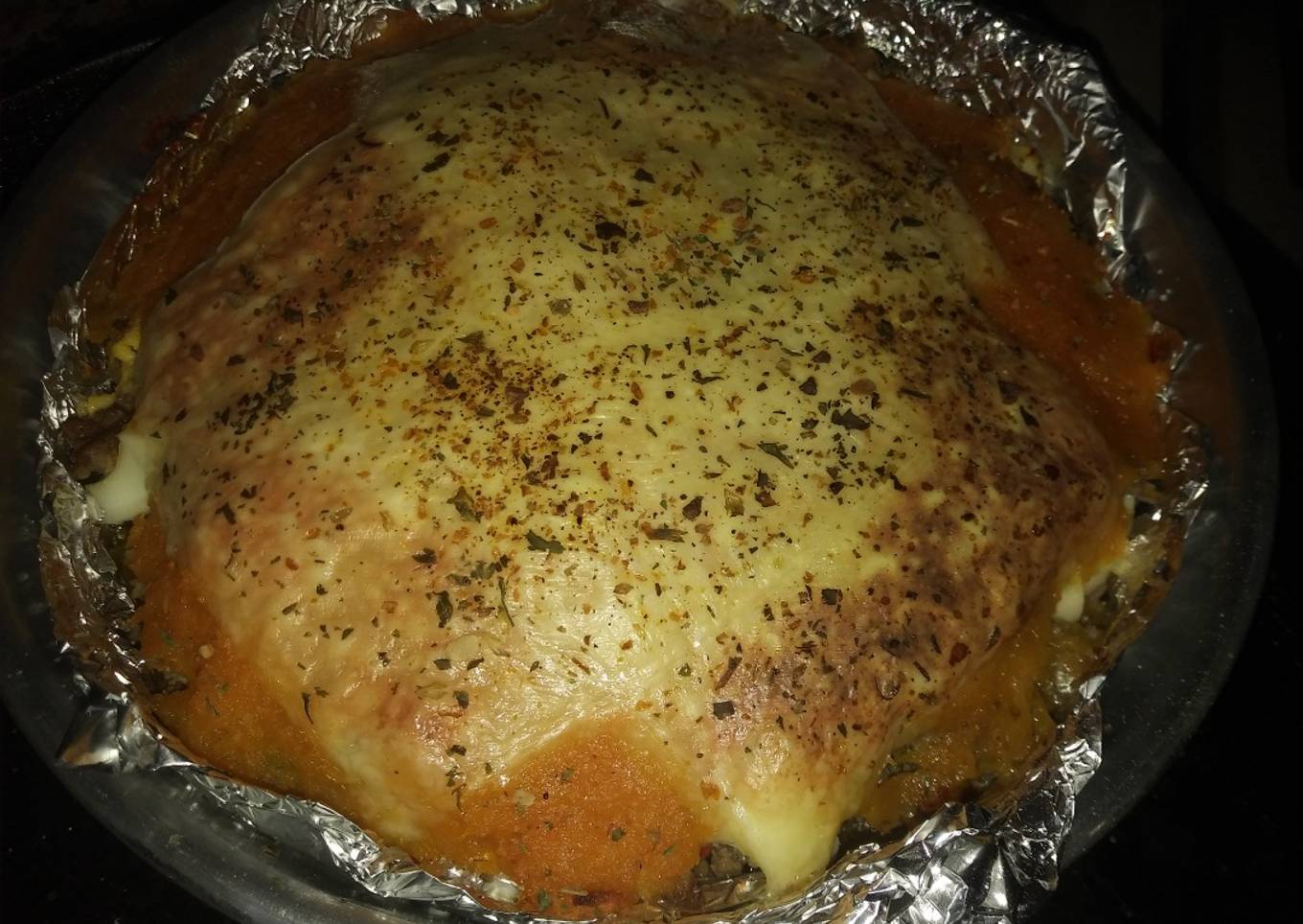 Pastel de carne y zapallo
