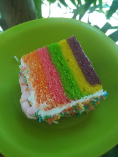 Foto resep Rainbow cake kukus ny liem