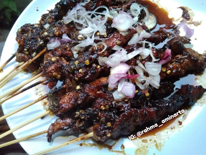 Cara Bikin Sate sapi bumbu merica Kekinian