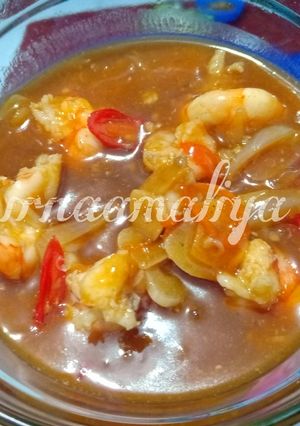Foto resep Udang asam manis