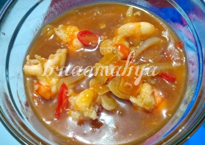 Udang asam manis