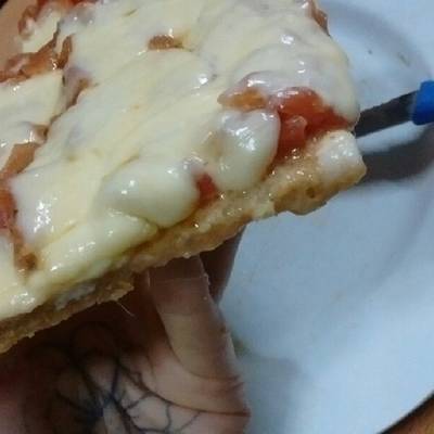 Pizza de maíz sin tacc con harina paraguaya Receta de barbie todo a ojo-  Cookpad
