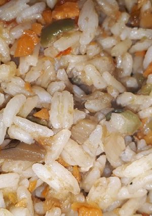 Una foto de Arroz con vegetales