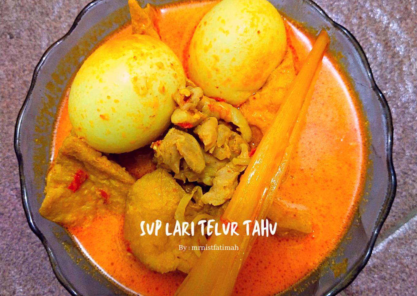 Sup kari telur tahu🫕