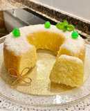 Pastel de coco “ sin harina, sin aceite”. (Coconut cake “ without flour, without oil”)
